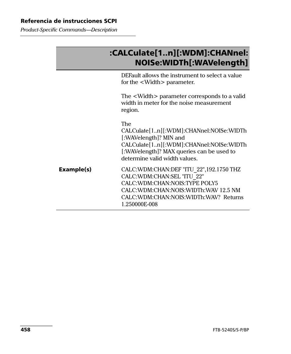 EXFO FTB-5230S Optical Spectrum Analyzer for FTB 200 v2 User Manual | Page 464 / 659