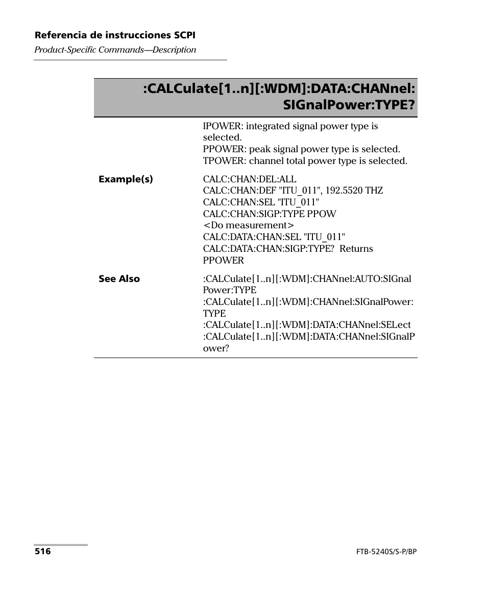 EXFO FTB-5230S Optical Spectrum Analyzer for FTB 200 v2 User Manual | Page 522 / 659