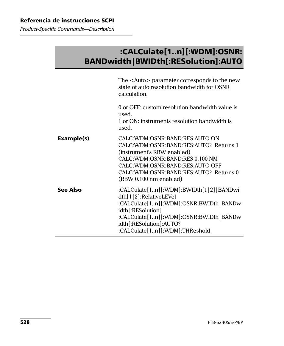 EXFO FTB-5230S Optical Spectrum Analyzer for FTB 200 v2 User Manual | Page 534 / 659