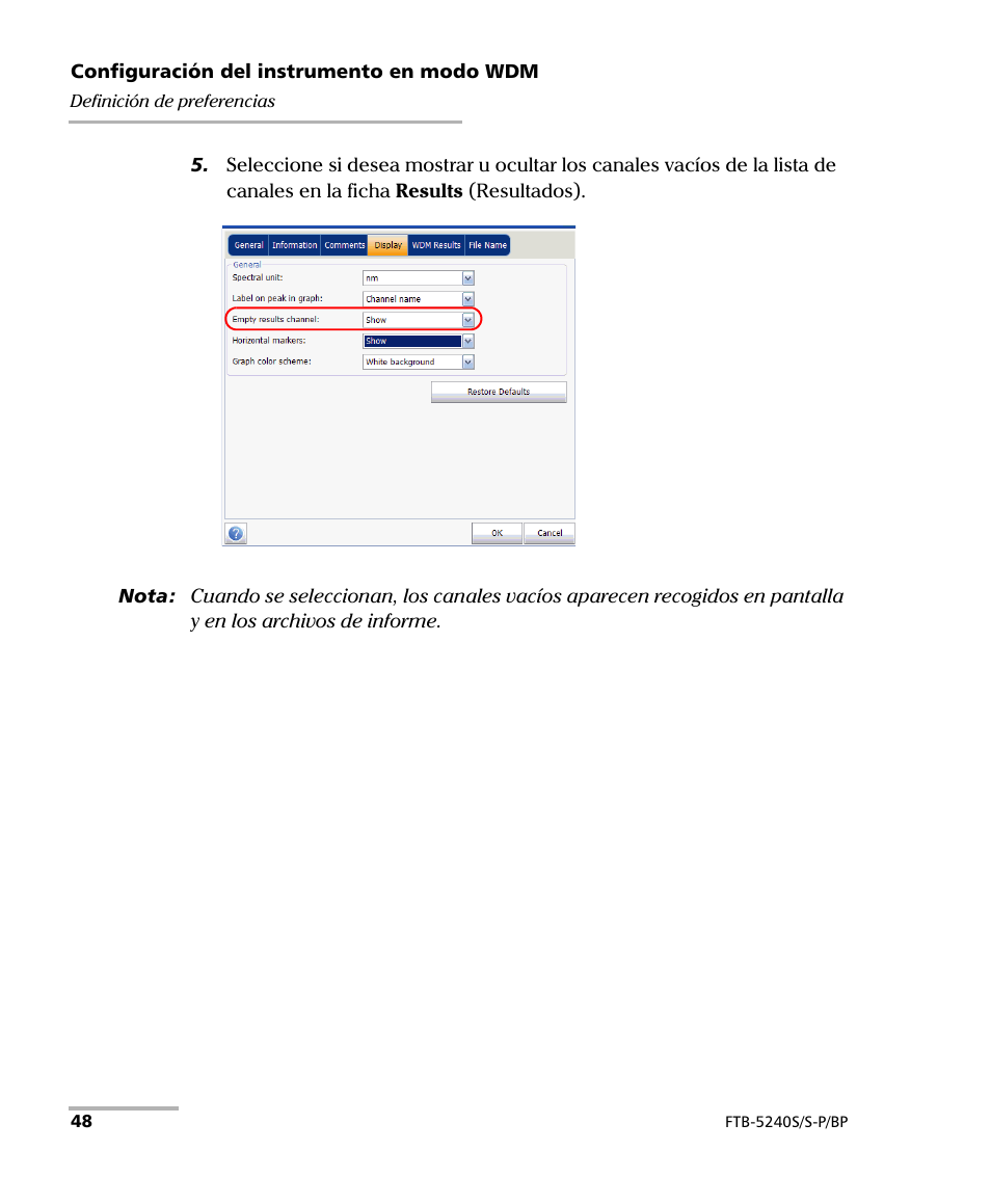 EXFO FTB-5230S Optical Spectrum Analyzer for FTB 200 v2 User Manual | Page 54 / 659