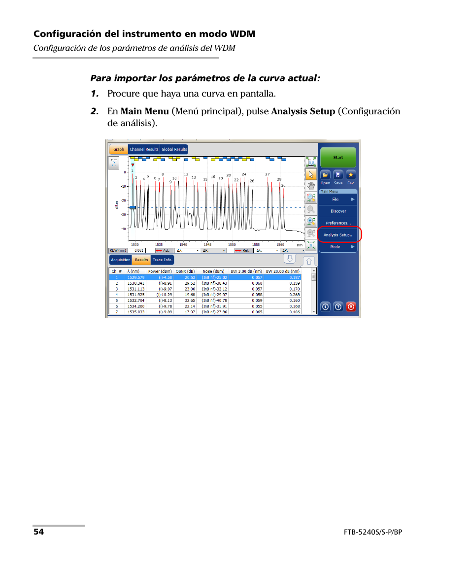 EXFO FTB-5230S Optical Spectrum Analyzer for FTB 200 v2 User Manual | Page 60 / 659