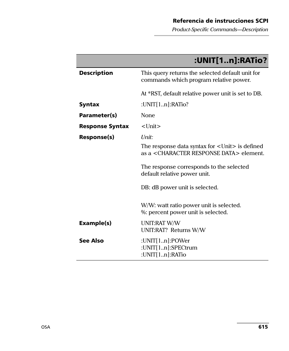 Unit[1..n]:ratio | EXFO FTB-5230S Optical Spectrum Analyzer for FTB 200 v2 User Manual | Page 621 / 659
