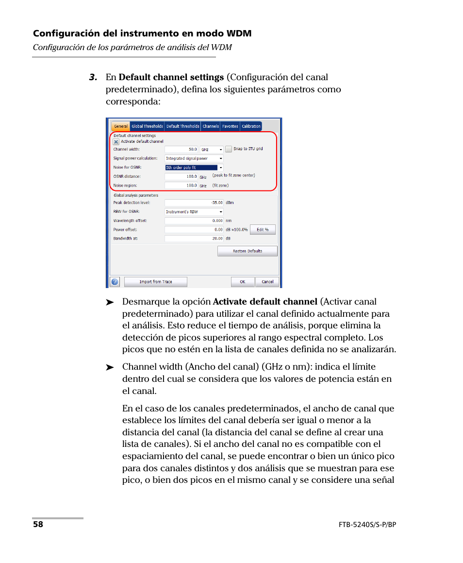 EXFO FTB-5230S Optical Spectrum Analyzer for FTB 200 v2 User Manual | Page 64 / 659