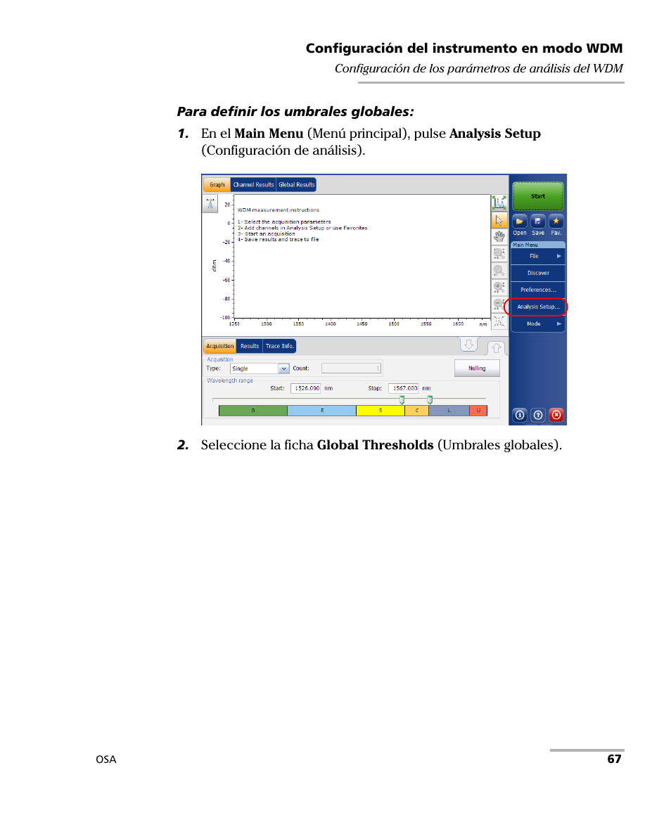EXFO FTB-5230S Optical Spectrum Analyzer for FTB 200 v2 User Manual | Page 73 / 659