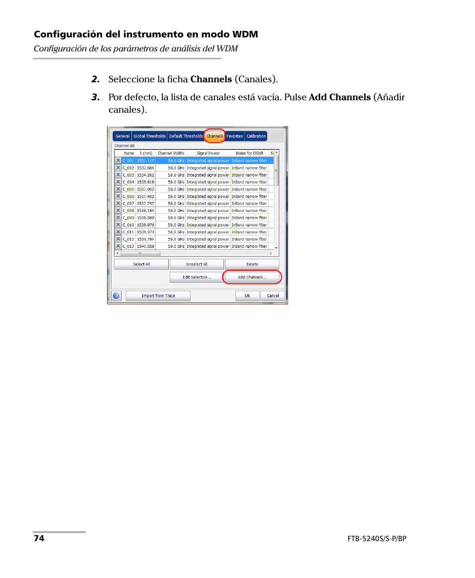 EXFO FTB-5230S Optical Spectrum Analyzer for FTB 200 v2 User Manual | Page 80 / 659