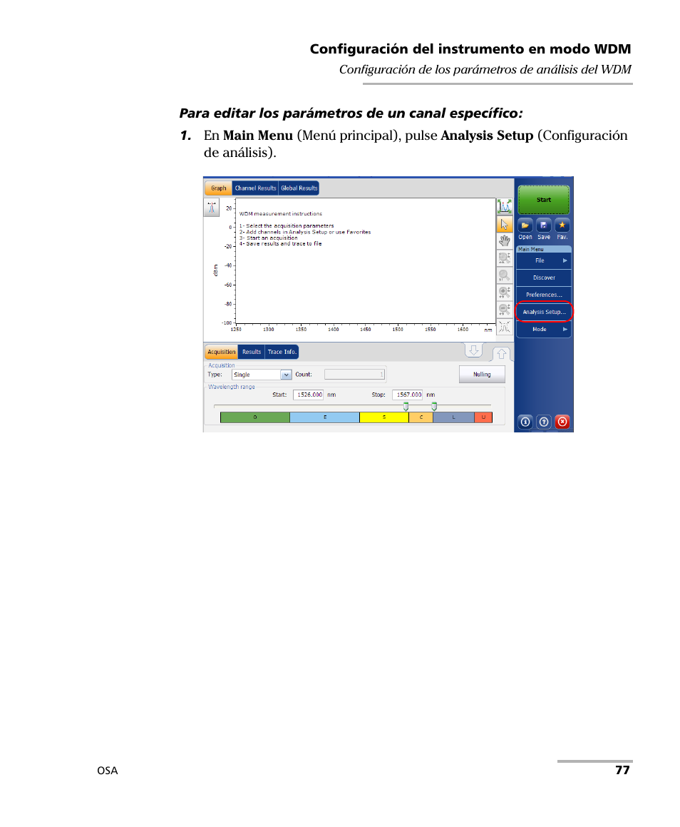 EXFO FTB-5230S Optical Spectrum Analyzer for FTB 200 v2 User Manual | Page 83 / 659