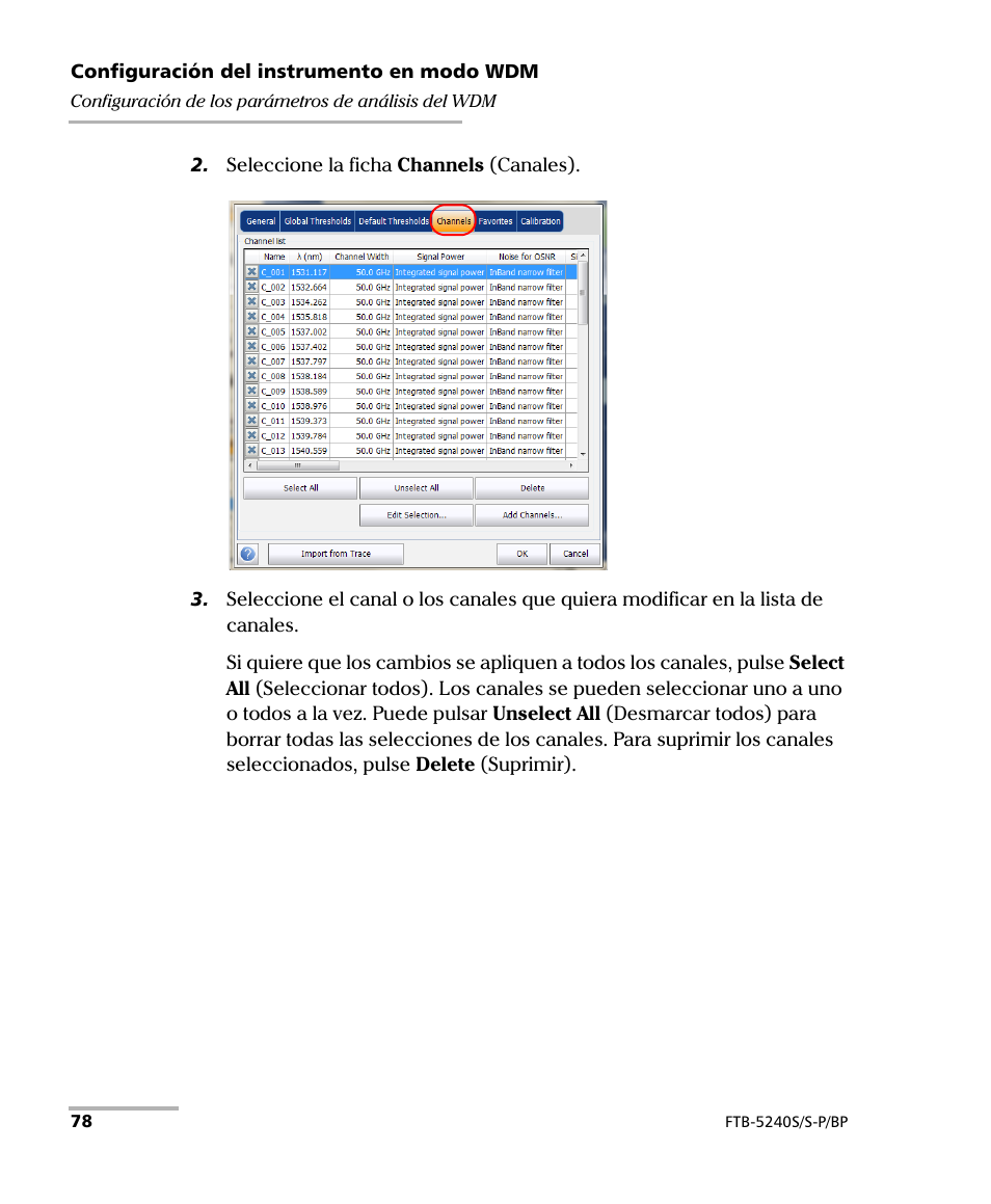 EXFO FTB-5230S Optical Spectrum Analyzer for FTB 200 v2 User Manual | Page 84 / 659