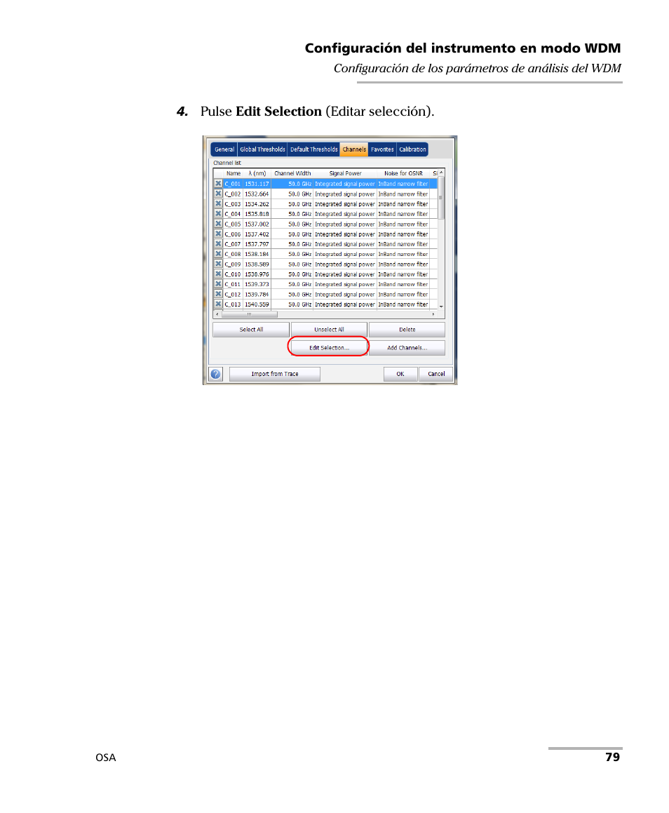 EXFO FTB-5230S Optical Spectrum Analyzer for FTB 200 v2 User Manual | Page 85 / 659