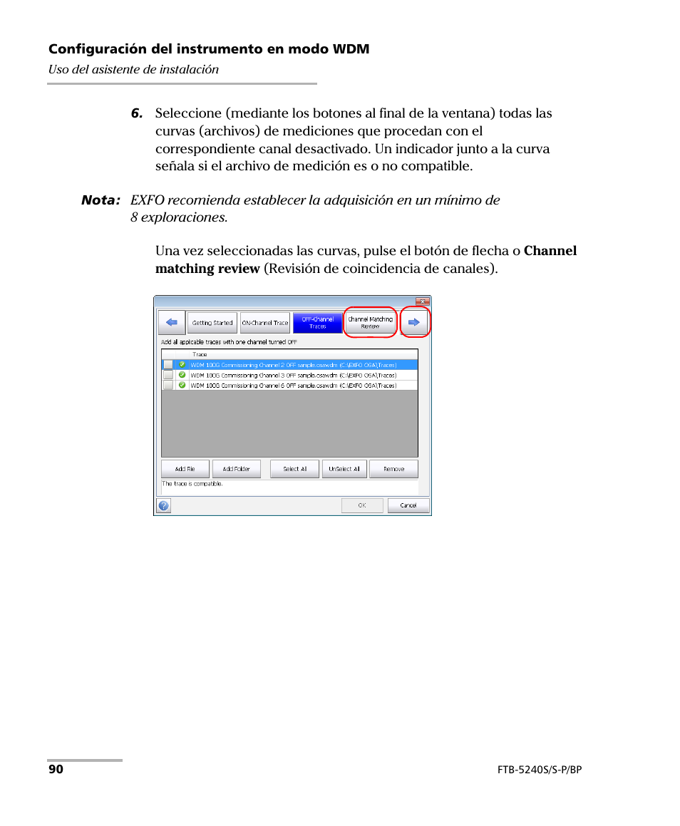EXFO FTB-5230S Optical Spectrum Analyzer for FTB 200 v2 User Manual | Page 96 / 659