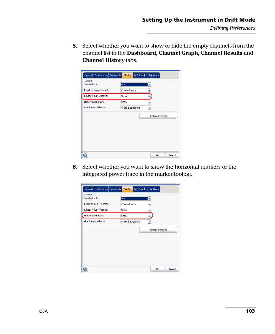 EXFO FTB -5240S/5240BP Optical Spectrum Analyzer User Manual | Page 109 / 638