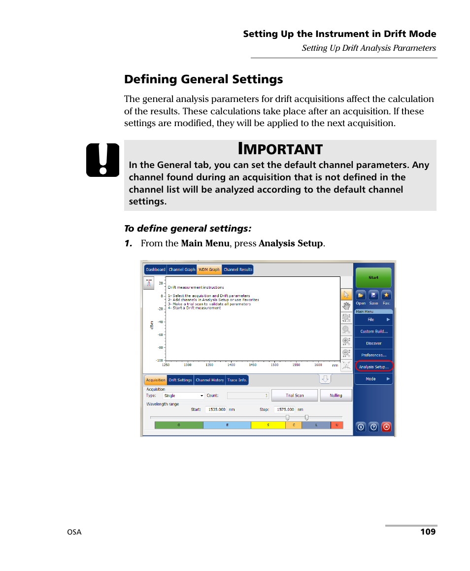 Mportant | EXFO FTB -5240S/5240BP Optical Spectrum Analyzer User Manual | Page 115 / 638