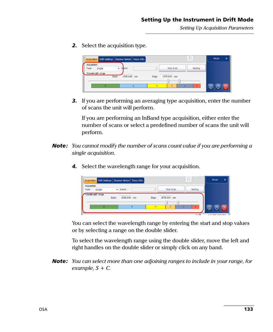 EXFO FTB -5240S/5240BP Optical Spectrum Analyzer User Manual | Page 139 / 638