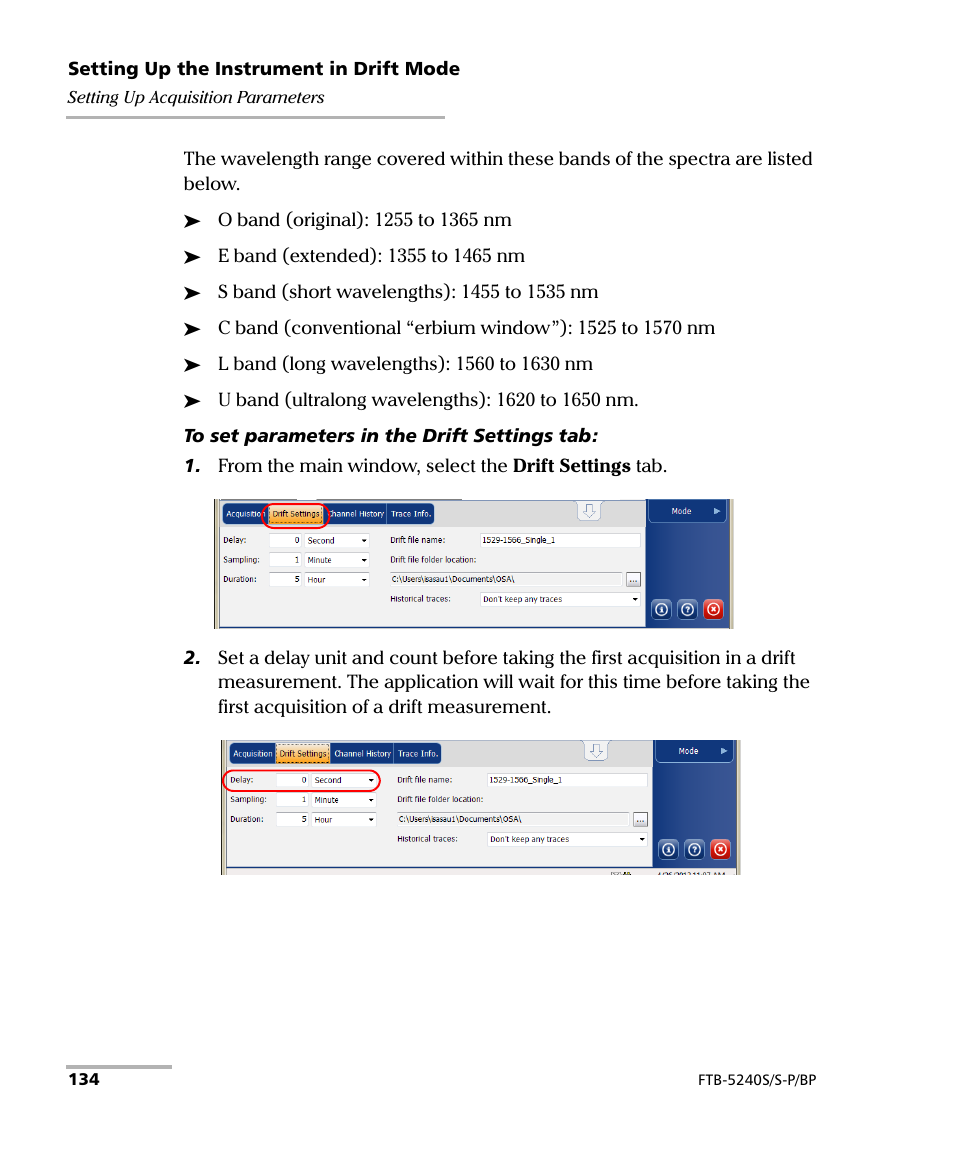 EXFO FTB -5240S/5240BP Optical Spectrum Analyzer User Manual | Page 140 / 638