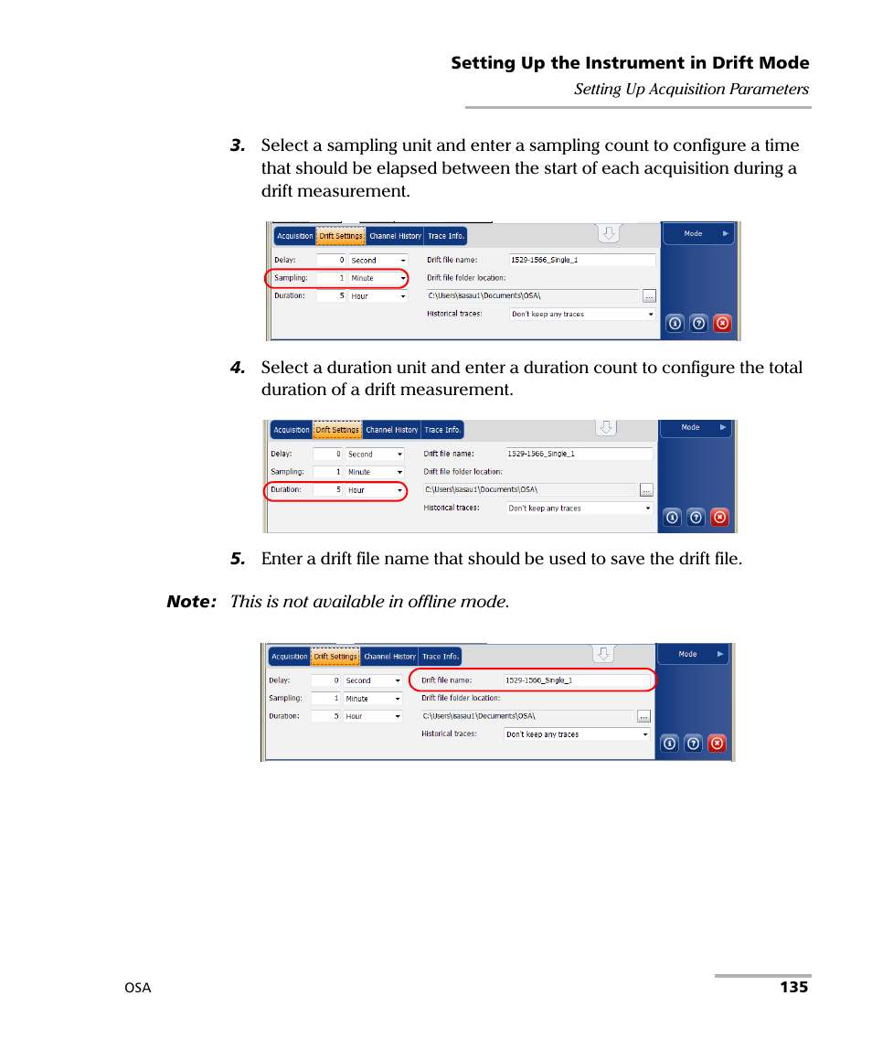 EXFO FTB -5240S/5240BP Optical Spectrum Analyzer User Manual | Page 141 / 638