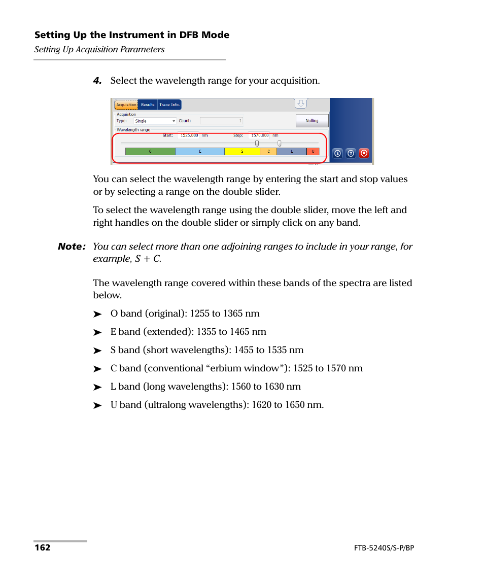 EXFO FTB -5240S/5240BP Optical Spectrum Analyzer User Manual | Page 168 / 638