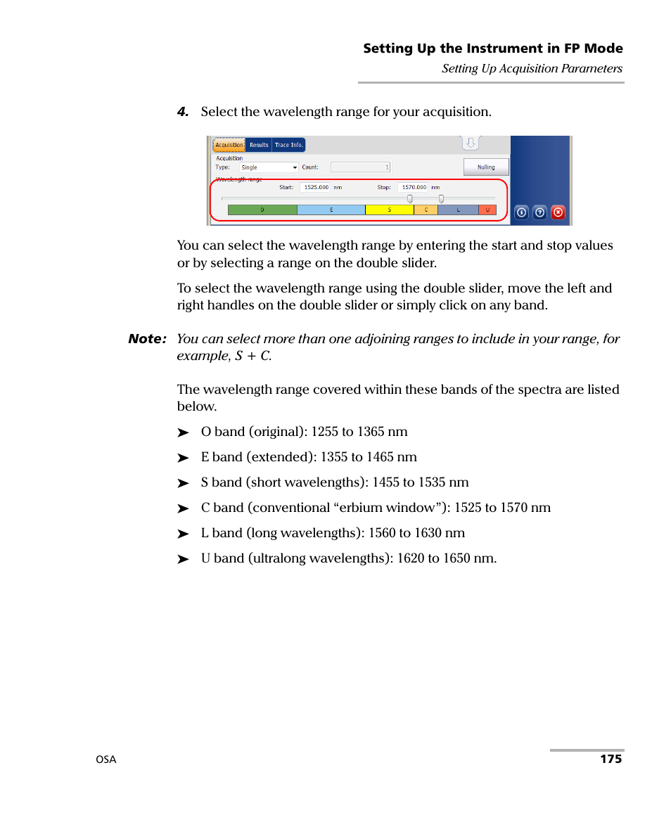 EXFO FTB -5240S/5240BP Optical Spectrum Analyzer User Manual | Page 181 / 638