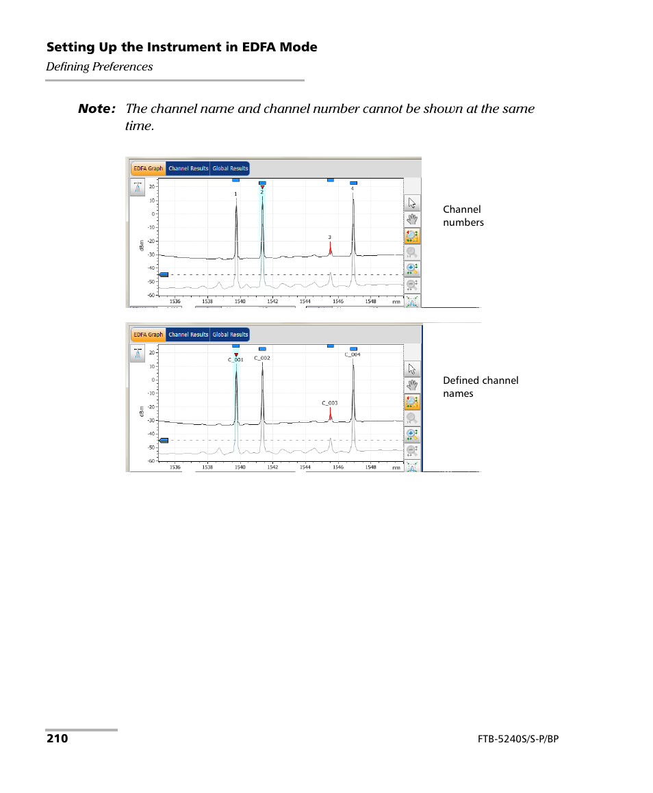 EXFO FTB -5240S/5240BP Optical Spectrum Analyzer User Manual | Page 216 / 638