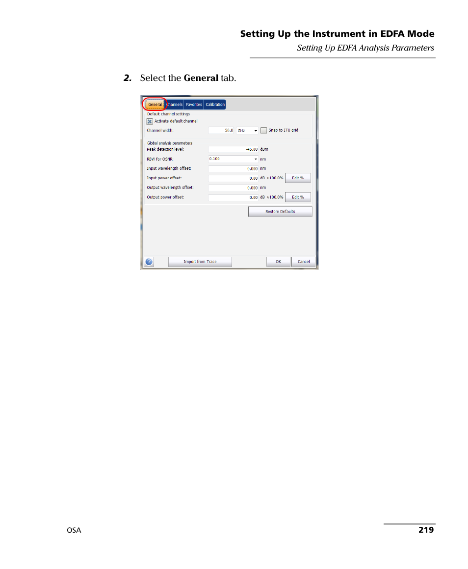 EXFO FTB -5240S/5240BP Optical Spectrum Analyzer User Manual | Page 225 / 638