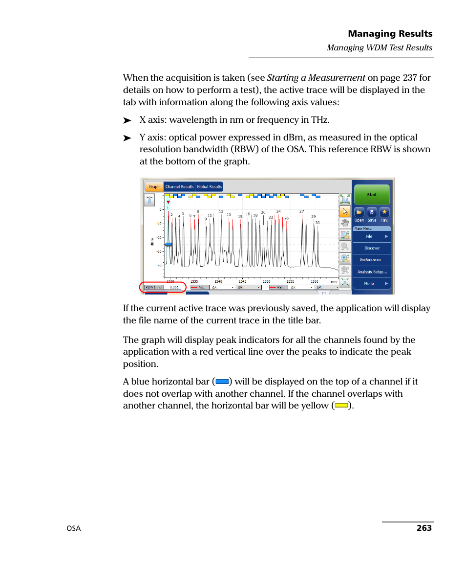 EXFO FTB -5240S/5240BP Optical Spectrum Analyzer User Manual | Page 269 / 638