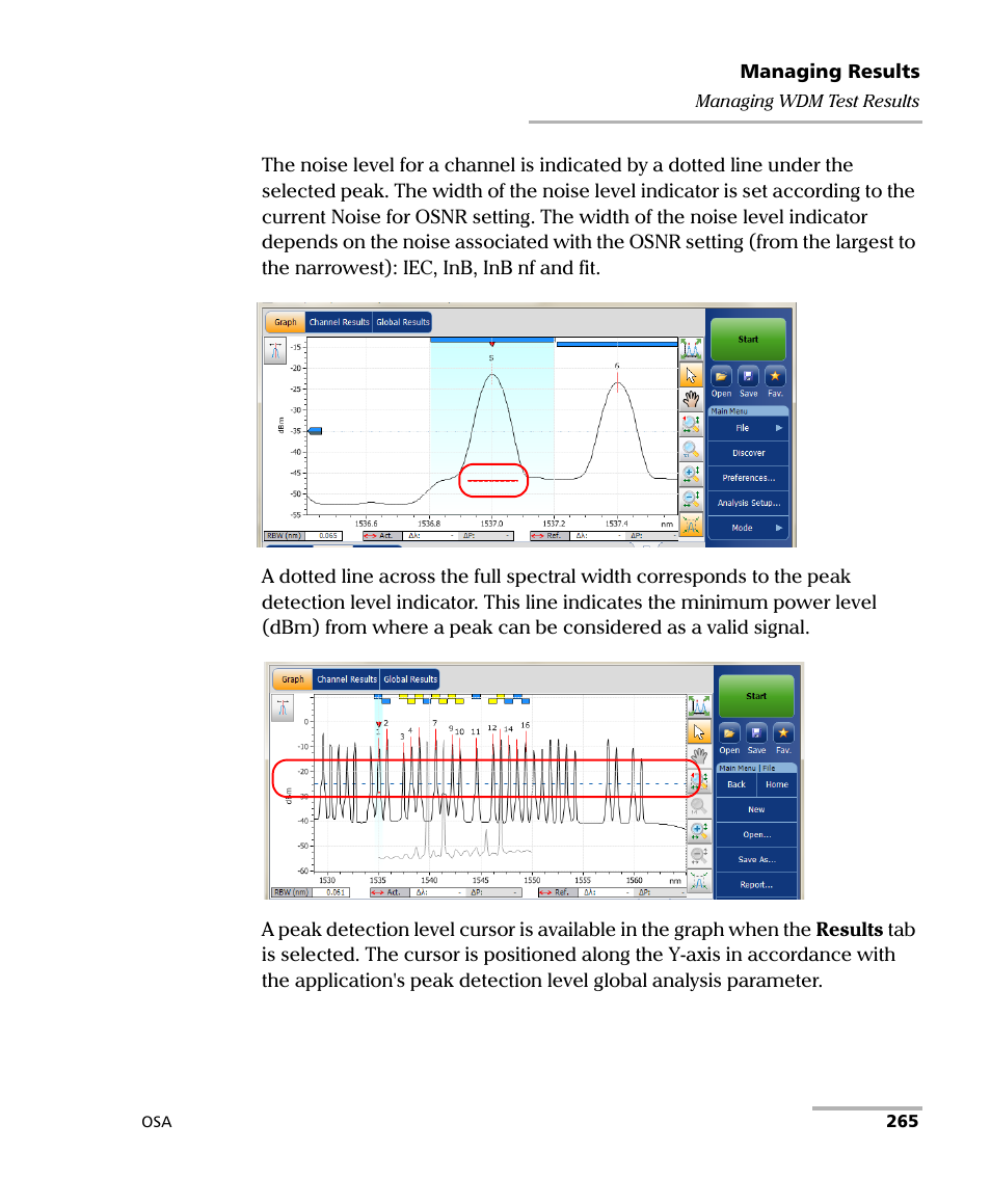 EXFO FTB -5240S/5240BP Optical Spectrum Analyzer User Manual | Page 271 / 638