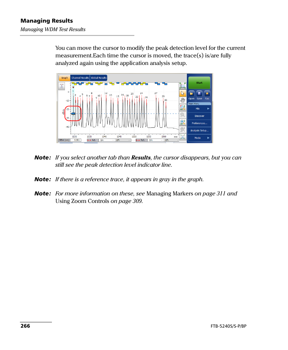 EXFO FTB -5240S/5240BP Optical Spectrum Analyzer User Manual | Page 272 / 638