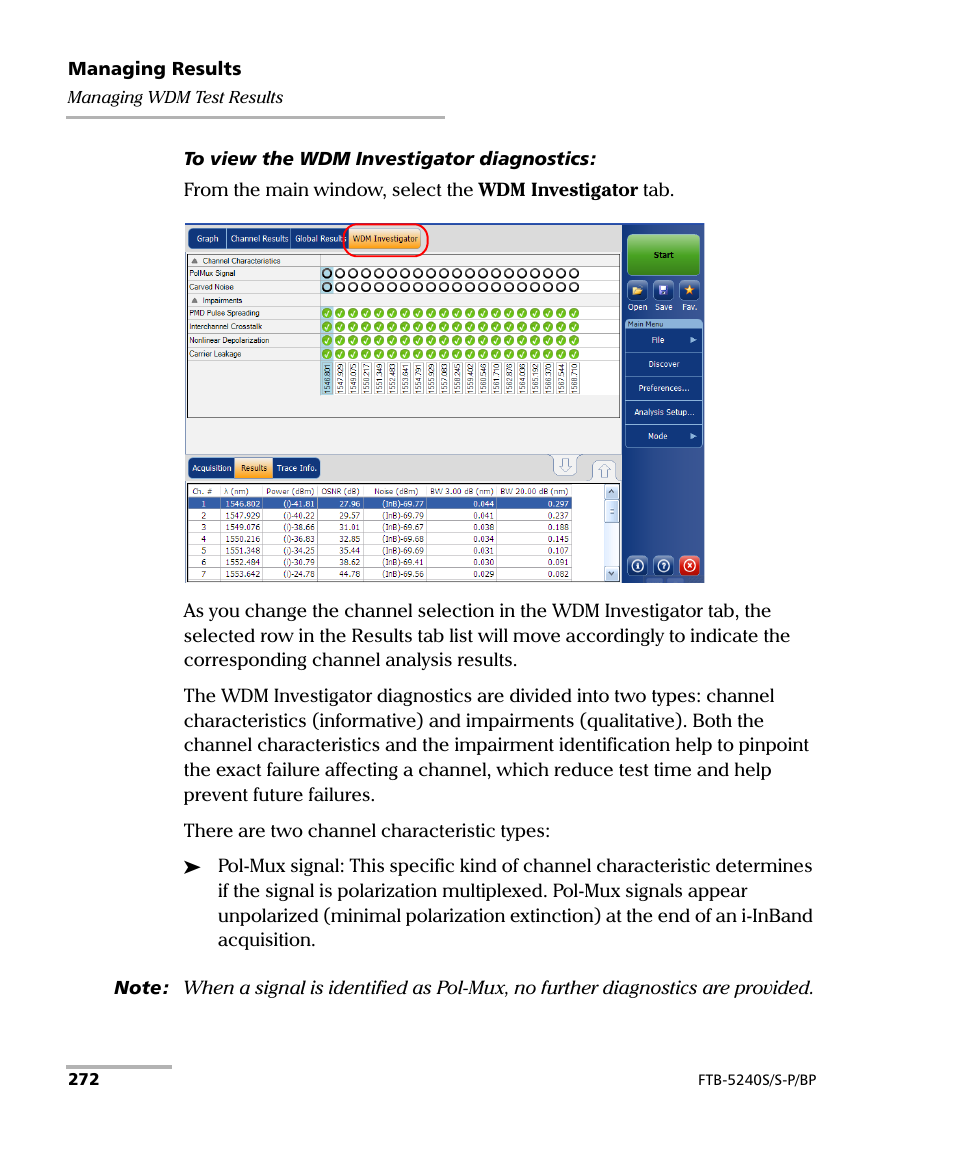 EXFO FTB -5240S/5240BP Optical Spectrum Analyzer User Manual | Page 278 / 638