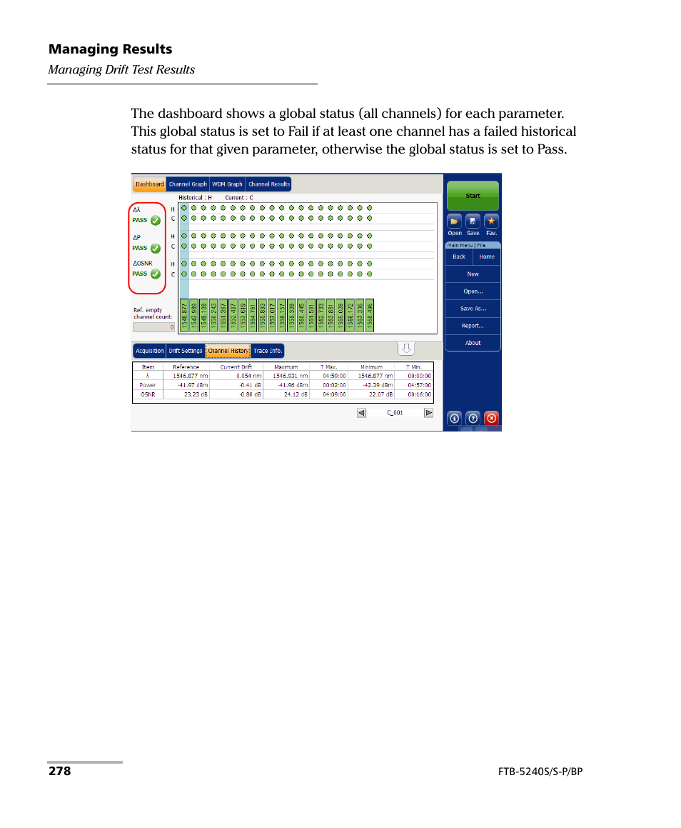 EXFO FTB -5240S/5240BP Optical Spectrum Analyzer User Manual | Page 284 / 638