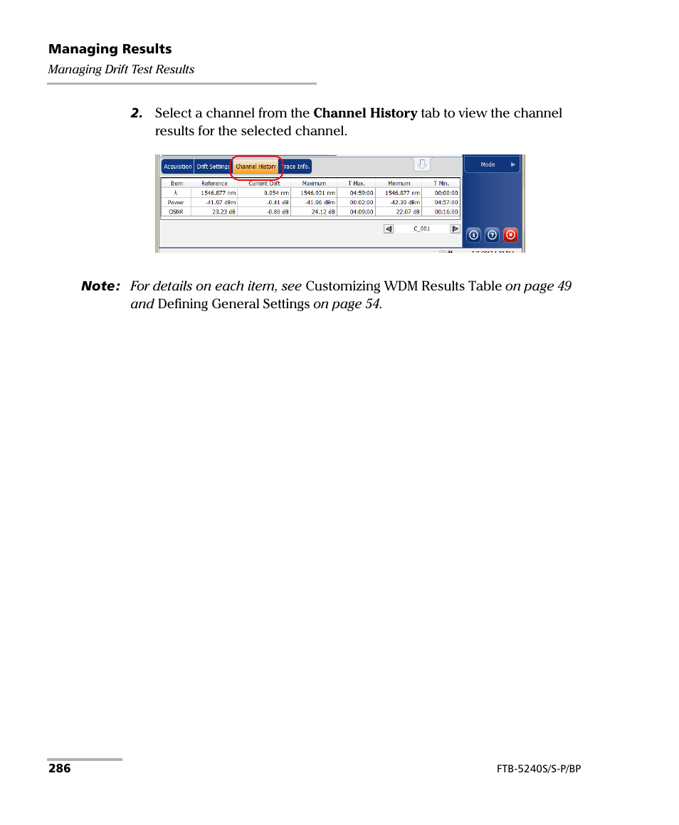 EXFO FTB -5240S/5240BP Optical Spectrum Analyzer User Manual | Page 292 / 638