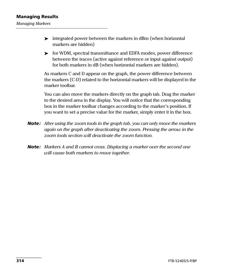 EXFO FTB -5240S/5240BP Optical Spectrum Analyzer User Manual | Page 320 / 638