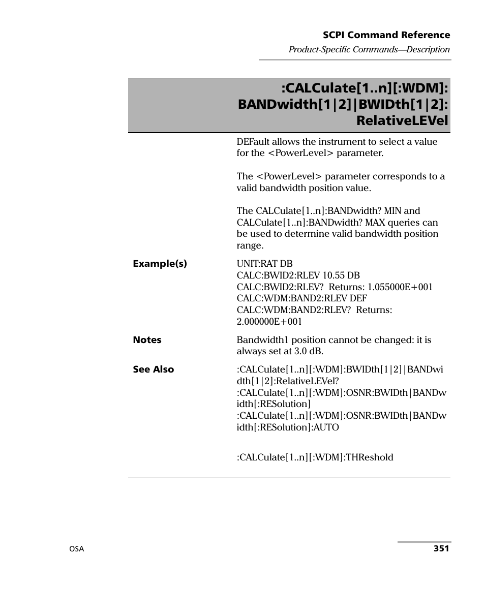 EXFO FTB -5240S/5240BP Optical Spectrum Analyzer User Manual | Page 357 / 638