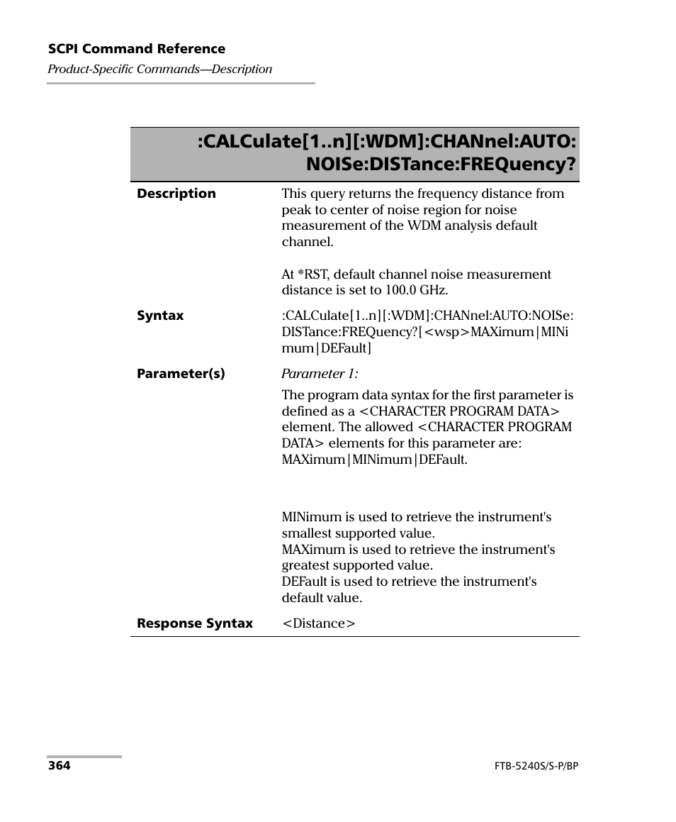 EXFO FTB -5240S/5240BP Optical Spectrum Analyzer User Manual | Page 370 / 638