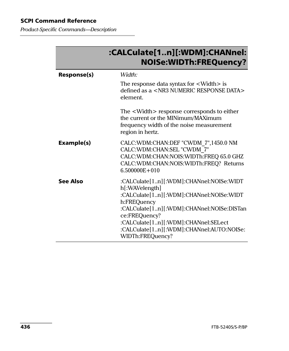 EXFO FTB -5240S/5240BP Optical Spectrum Analyzer User Manual | Page 442 / 638