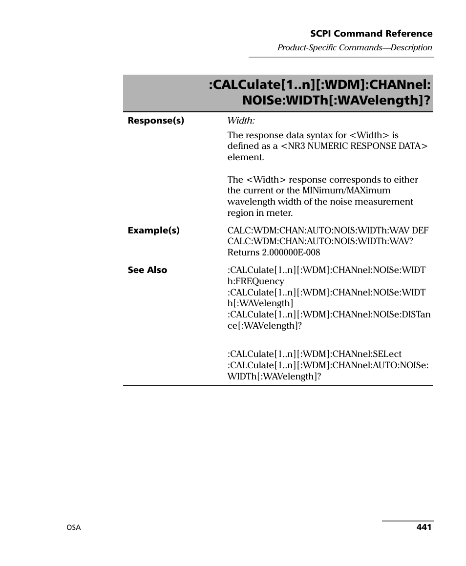 EXFO FTB -5240S/5240BP Optical Spectrum Analyzer User Manual | Page 447 / 638
