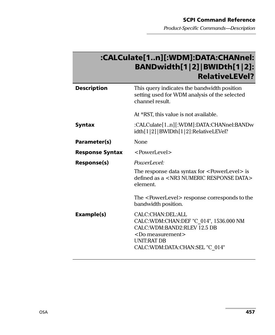 EXFO FTB -5240S/5240BP Optical Spectrum Analyzer User Manual | Page 463 / 638