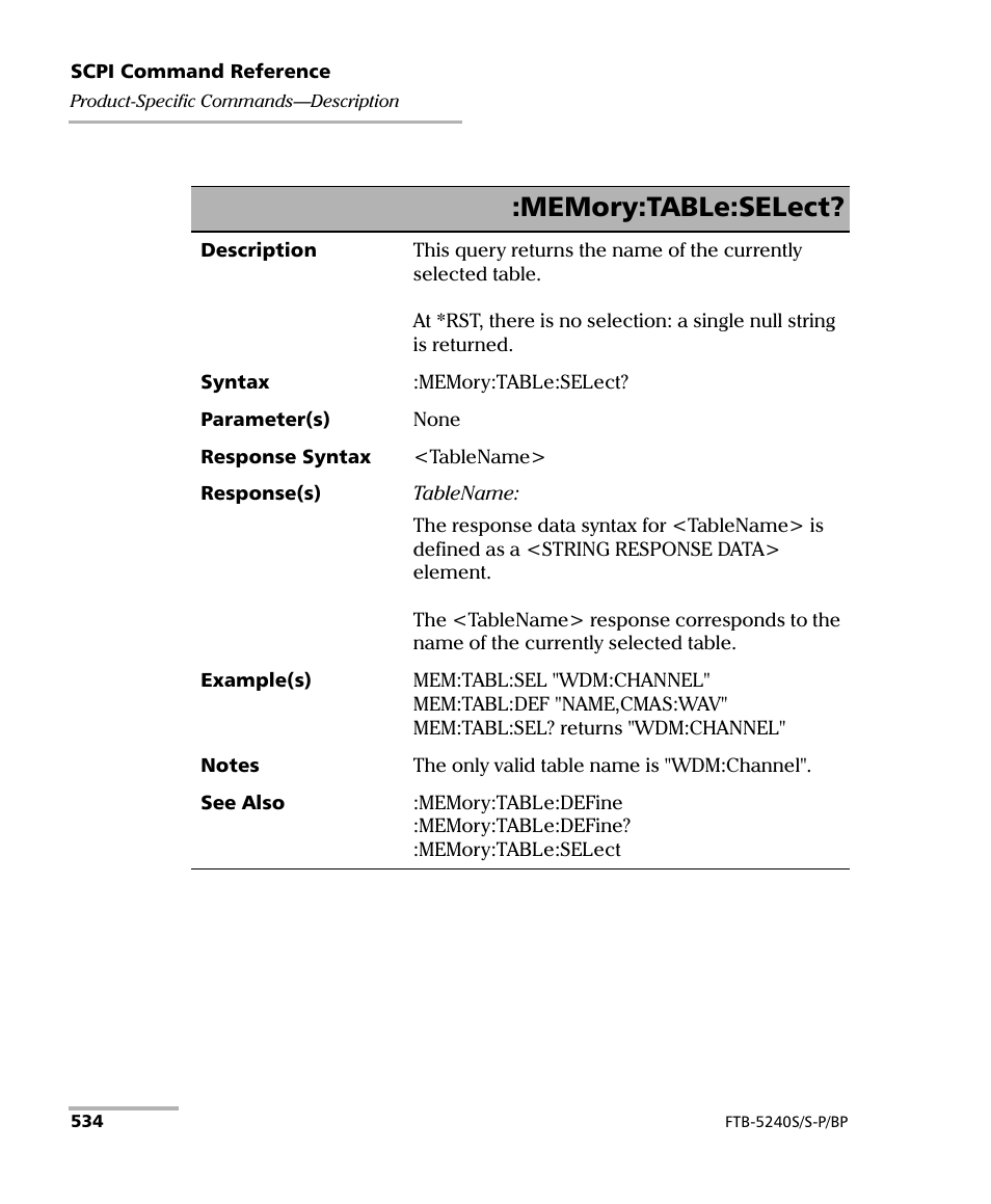 EXFO FTB -5240S/5240BP Optical Spectrum Analyzer User Manual | Page 540 / 638