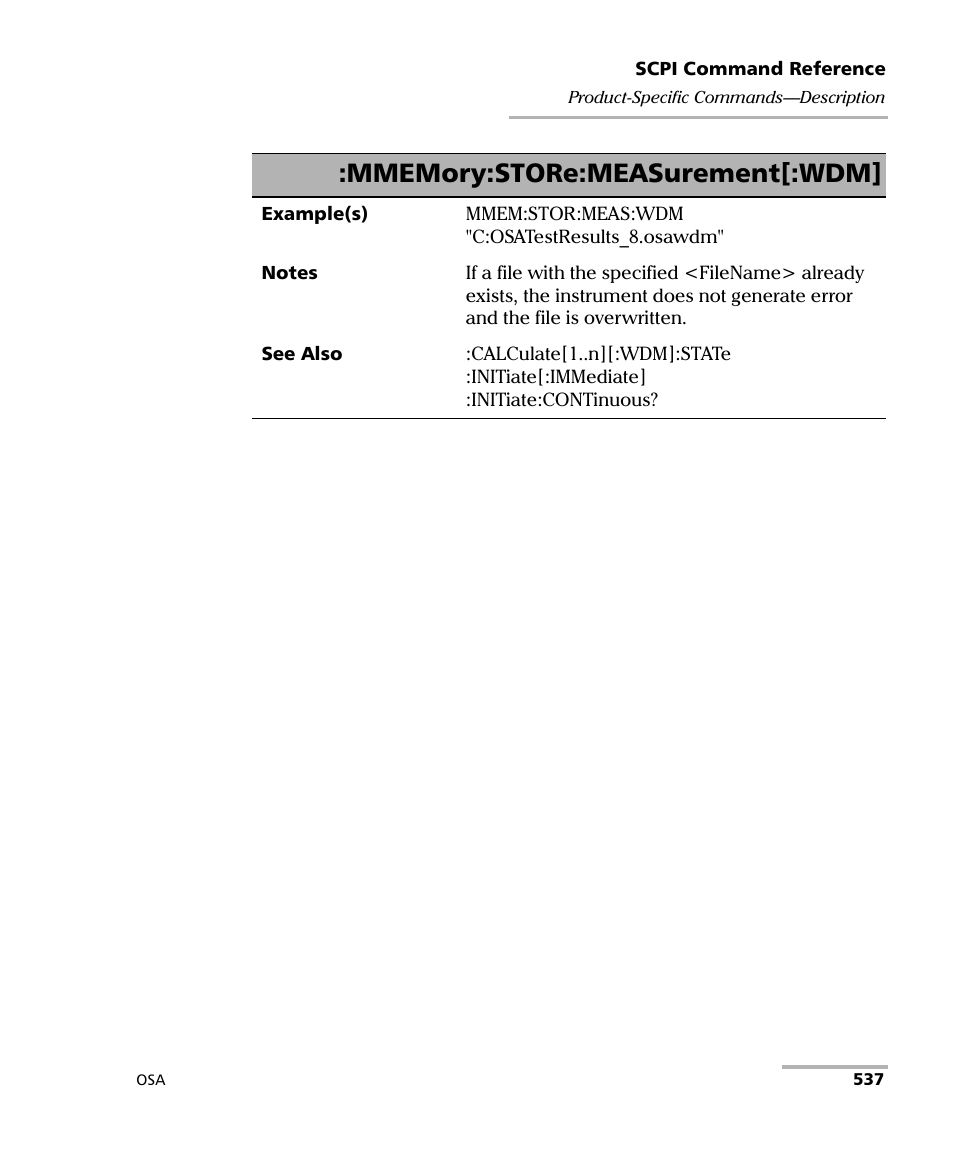 EXFO FTB -5240S/5240BP Optical Spectrum Analyzer User Manual | Page 543 / 638