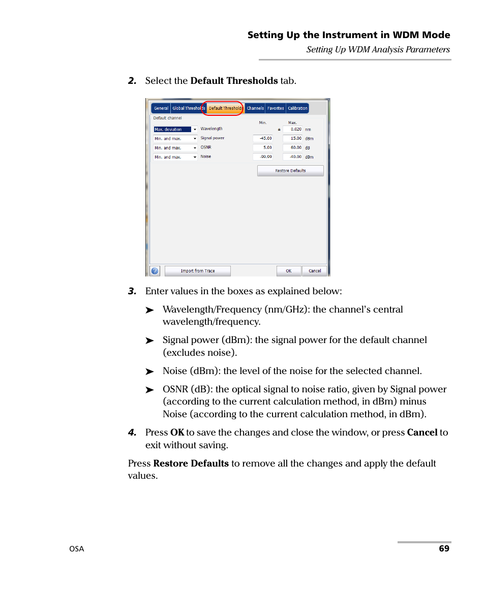 EXFO FTB -5240S/5240BP Optical Spectrum Analyzer User Manual | Page 75 / 638