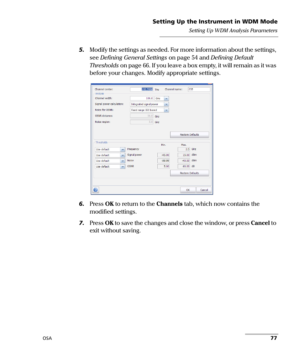 EXFO FTB -5240S/5240BP Optical Spectrum Analyzer User Manual | Page 83 / 638