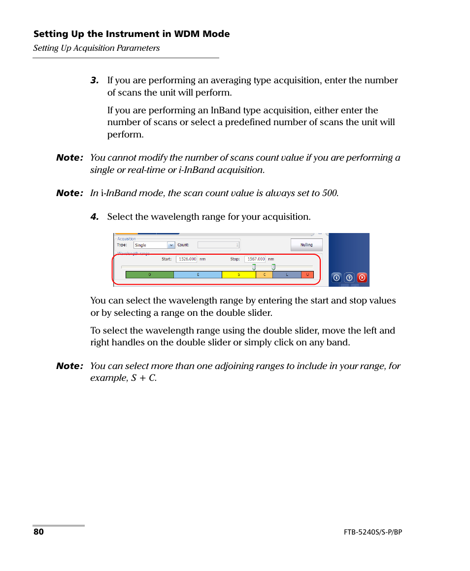 EXFO FTB -5240S/5240BP Optical Spectrum Analyzer User Manual | Page 86 / 638