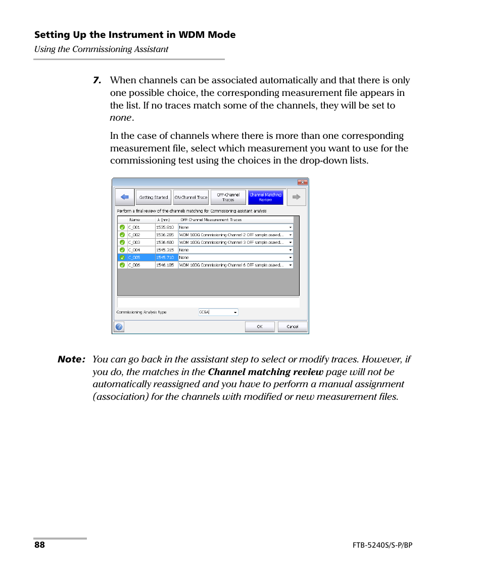 EXFO FTB -5240S/5240BP Optical Spectrum Analyzer User Manual | Page 94 / 638