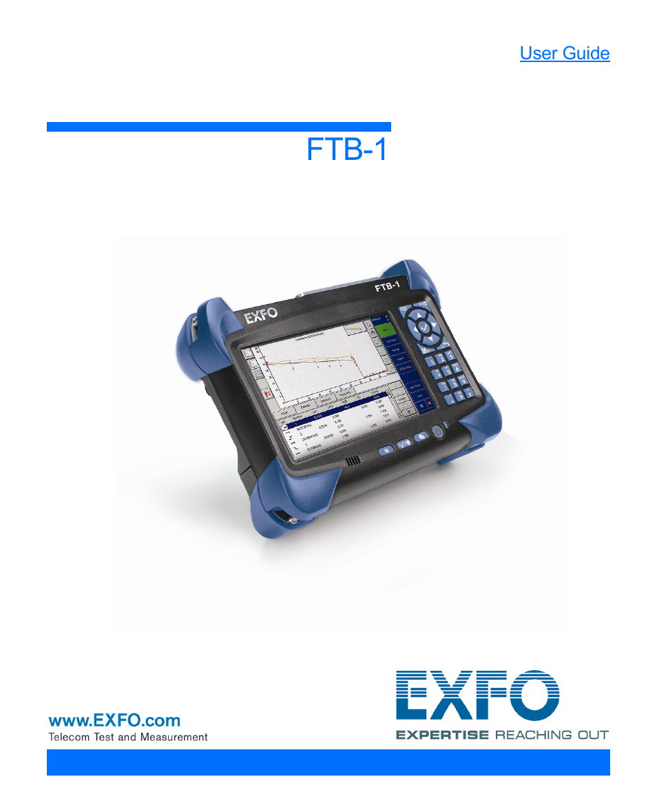 EXFO FTB-1 User Manual | 234 pages