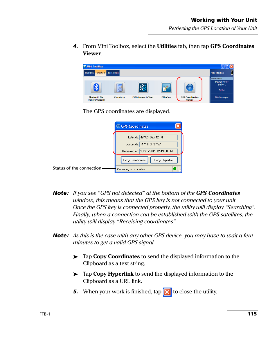 EXFO FTB-1 User Manual | Page 125 / 234