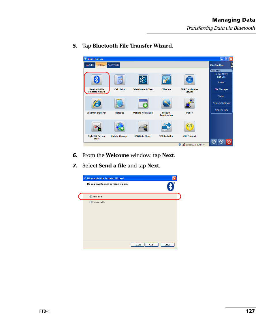EXFO FTB-1 User Manual | Page 137 / 234