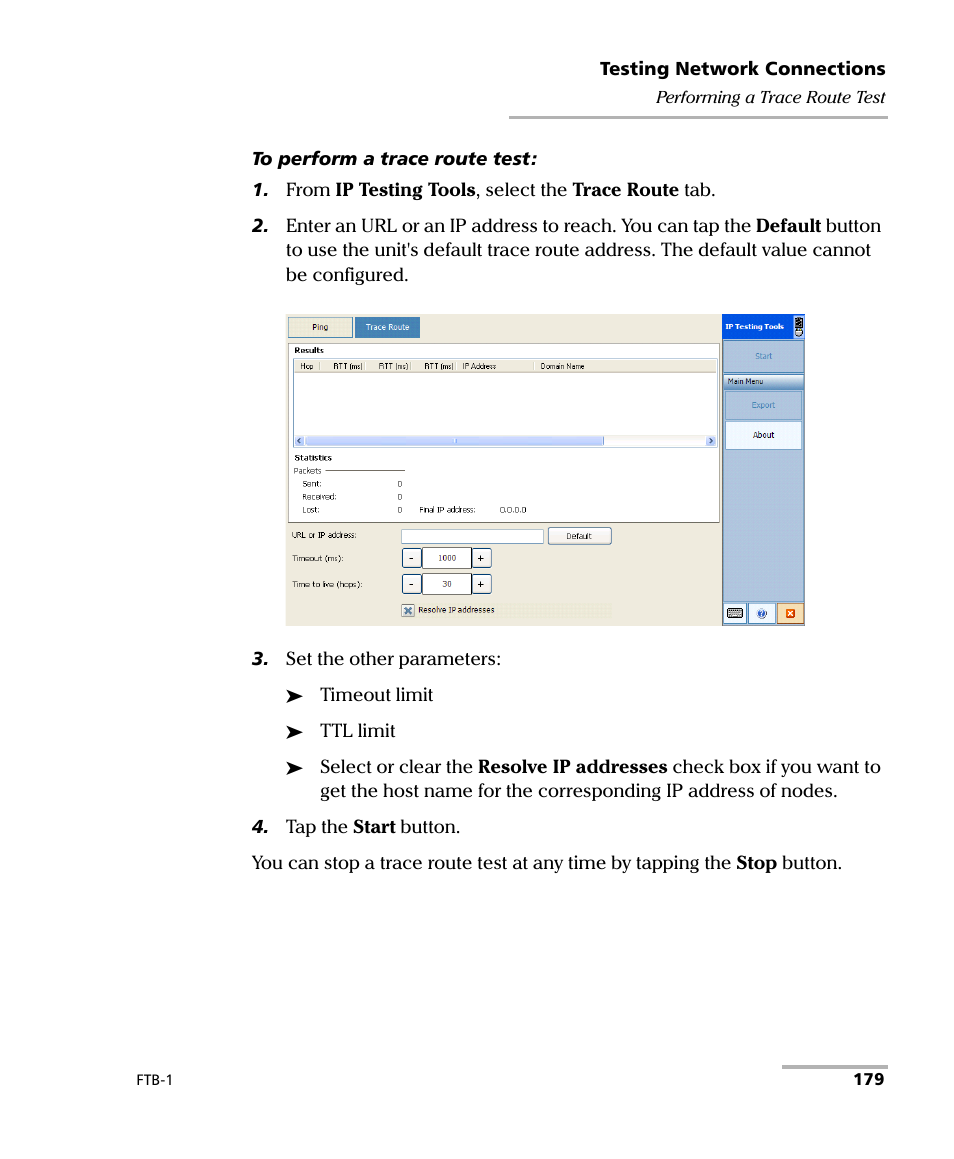 EXFO FTB-1 User Manual | Page 189 / 234