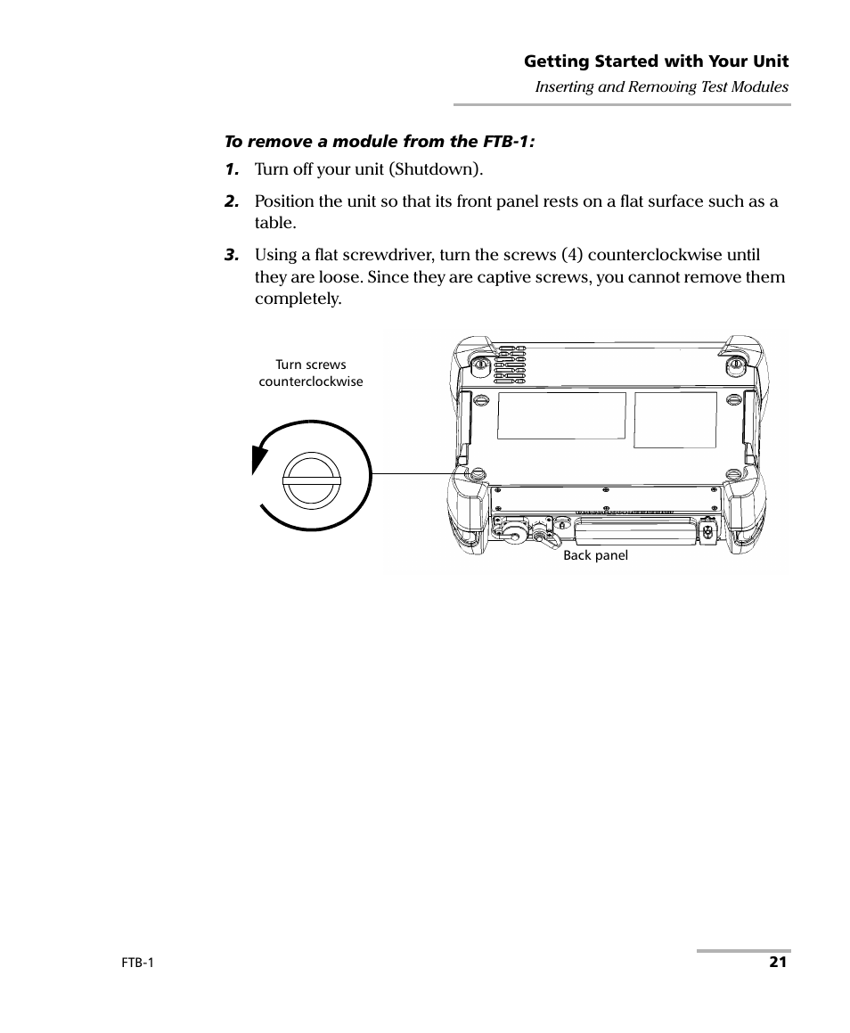 EXFO FTB-1 User Manual | Page 31 / 234