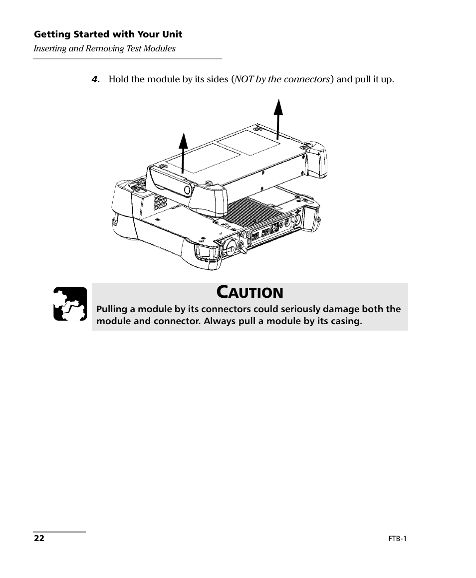 Aution | EXFO FTB-1 User Manual | Page 32 / 234
