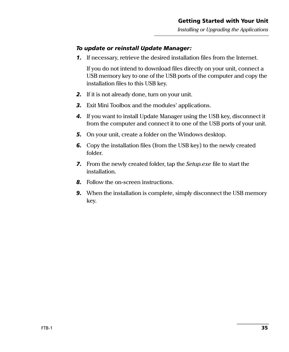 EXFO FTB-1 User Manual | Page 45 / 234