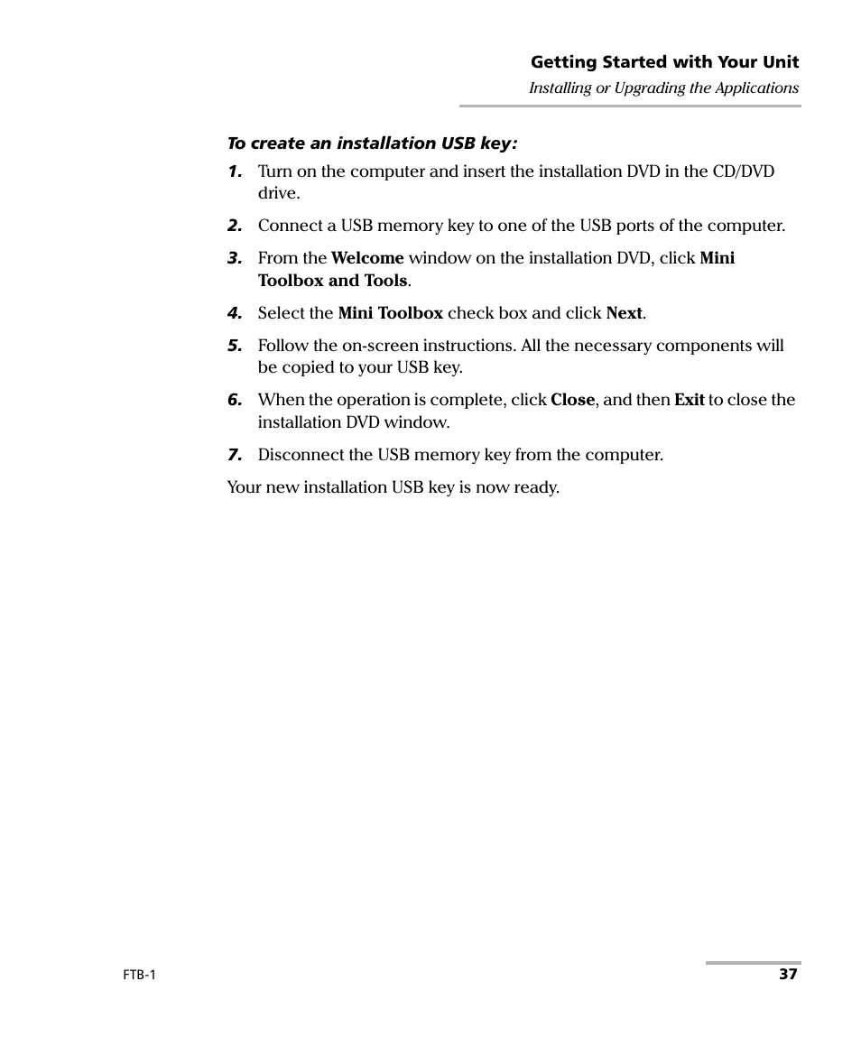 EXFO FTB-1 User Manual | Page 47 / 234