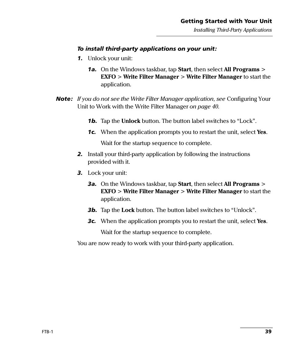 EXFO FTB-1 User Manual | Page 49 / 234