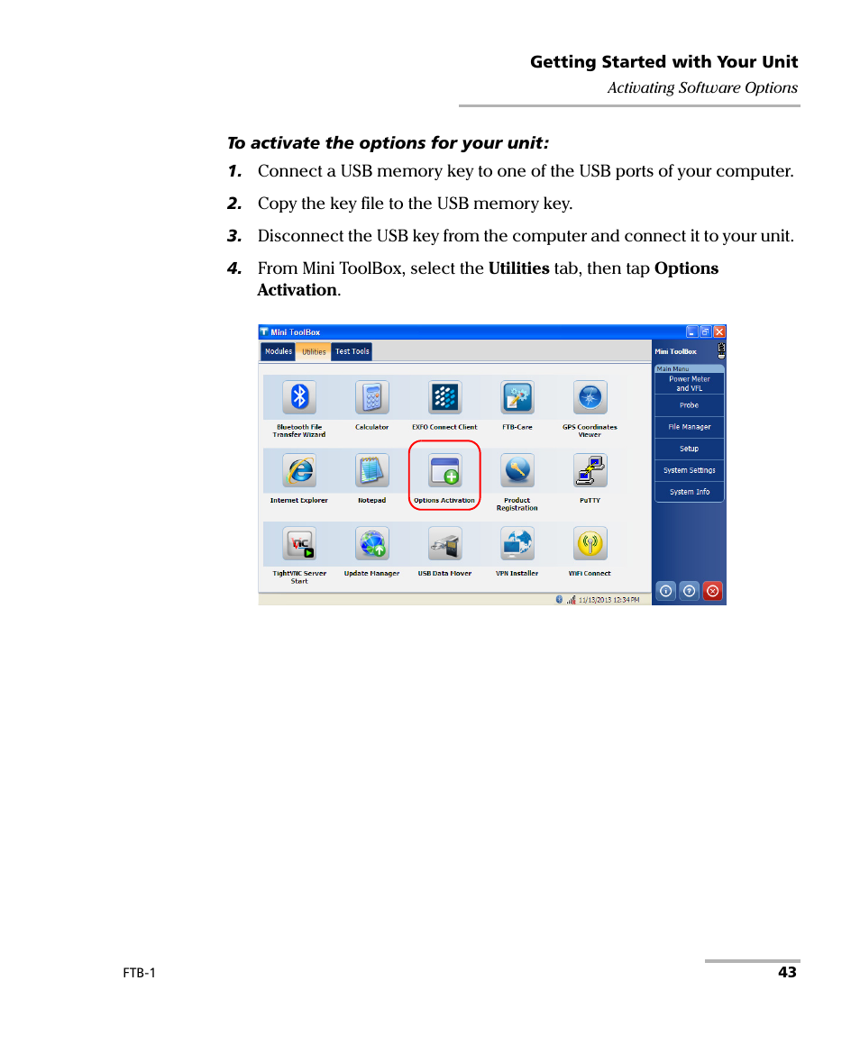 EXFO FTB-1 User Manual | Page 53 / 234